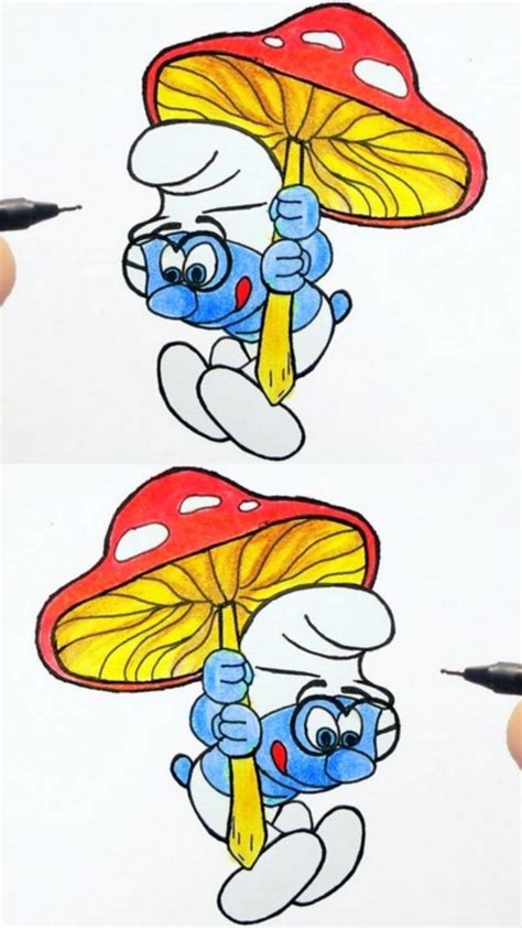 10 Smurf Drawing Ideas For Comic Fans .